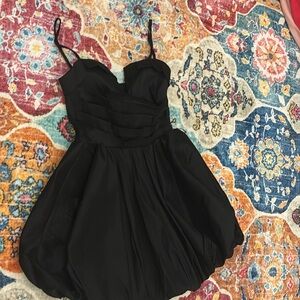 Windsor mini dress with bubble hem